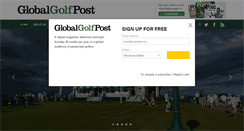 Desktop Screenshot of globalgolfpost.com